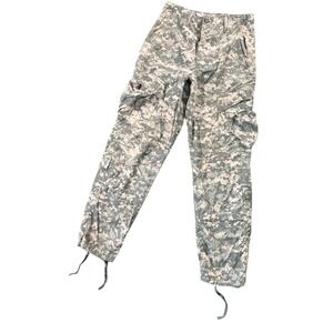 US Army ACU Digital Camo Cargo Pants S Regular Ripstop Gorpcore Military Ripstop